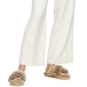 MOU Taupe Criss Cross Slides